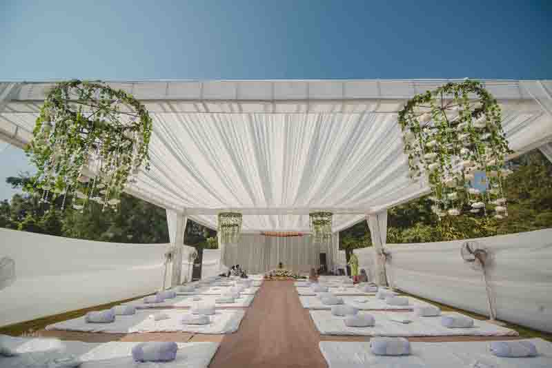 Stage truss for wedding decorations