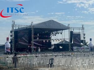 12x10m aluminiowe kratownice dachowe na scenę koncertową