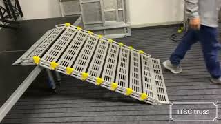 jak skonfigurować przenośną składaną rampę aluminiową do samochodów ciężarowych na wózkach inwalidzkich?