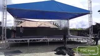 6m Stage Truss Roof System zainstalowany w Nigerii!