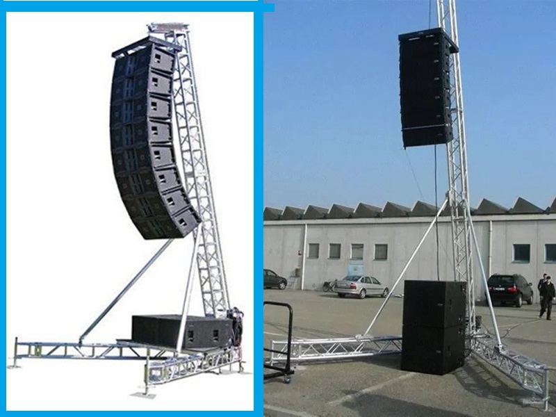 6 M Speaker Truss Towers Support Spig 800 Pojemność kg