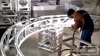 Jak spawać aluminiową kratownicę okrągłą 12x12?